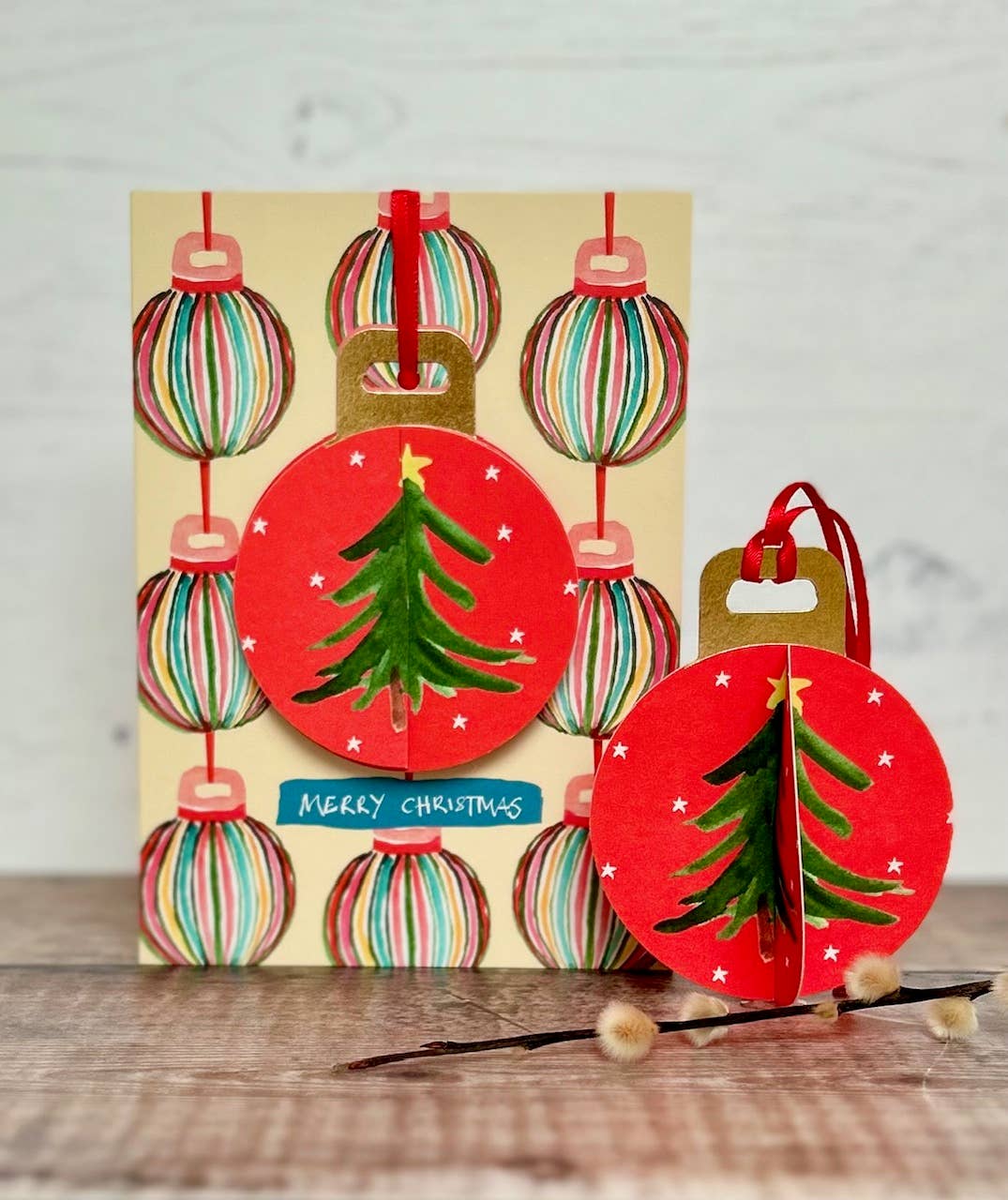 Tree Ornament Greeting Card Poet & Painter