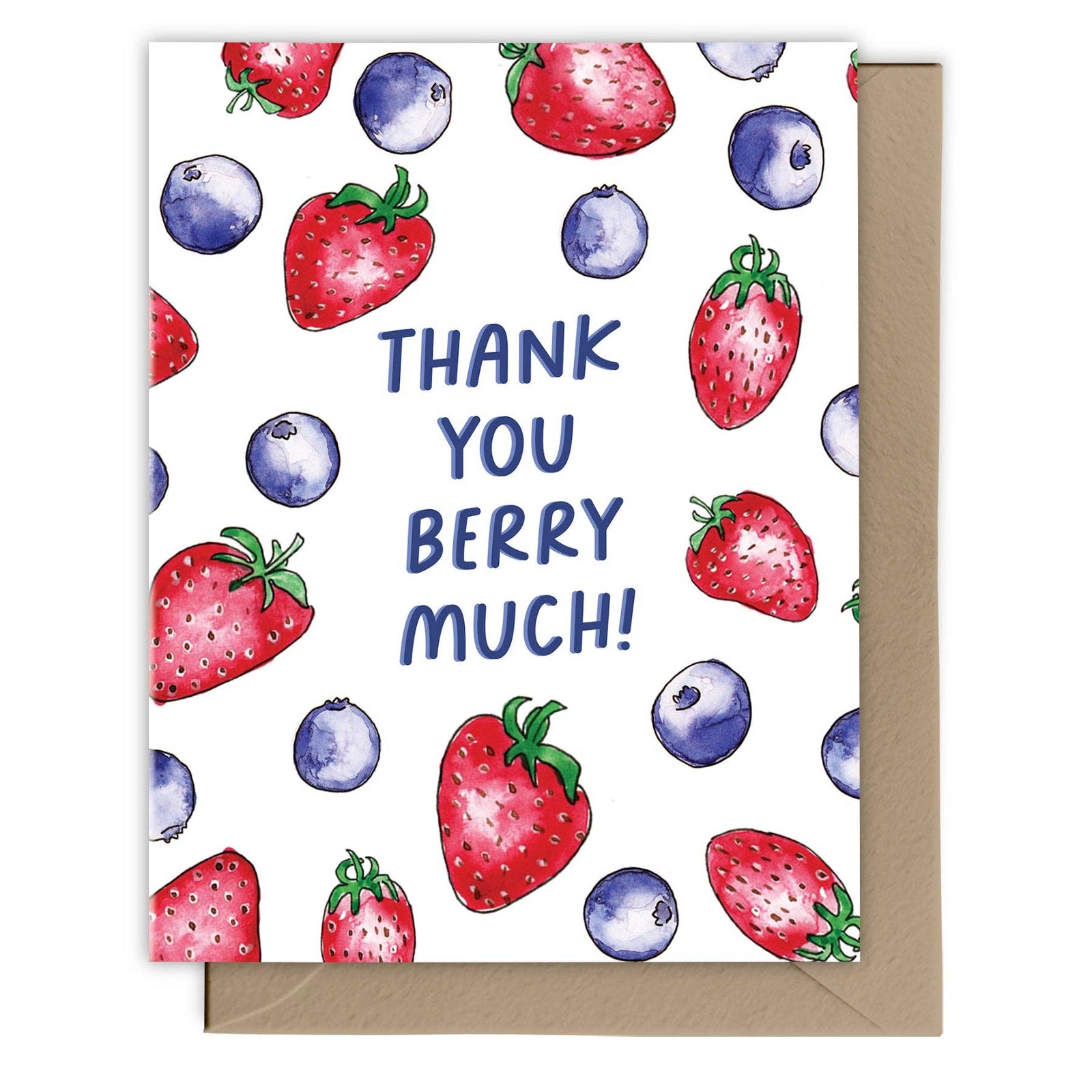 Thank You Berry Much Card: Single Card