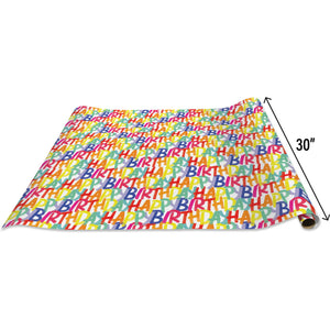 Rainbow Birthday - Gift Wrap Roll