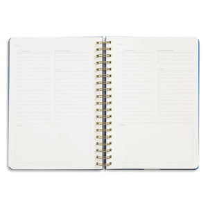 Bold Hardcover B5 Spiral Undated Daily Planner