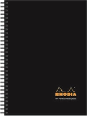 Lined Spiral Meeting Book 90 Softcover, RHODIA