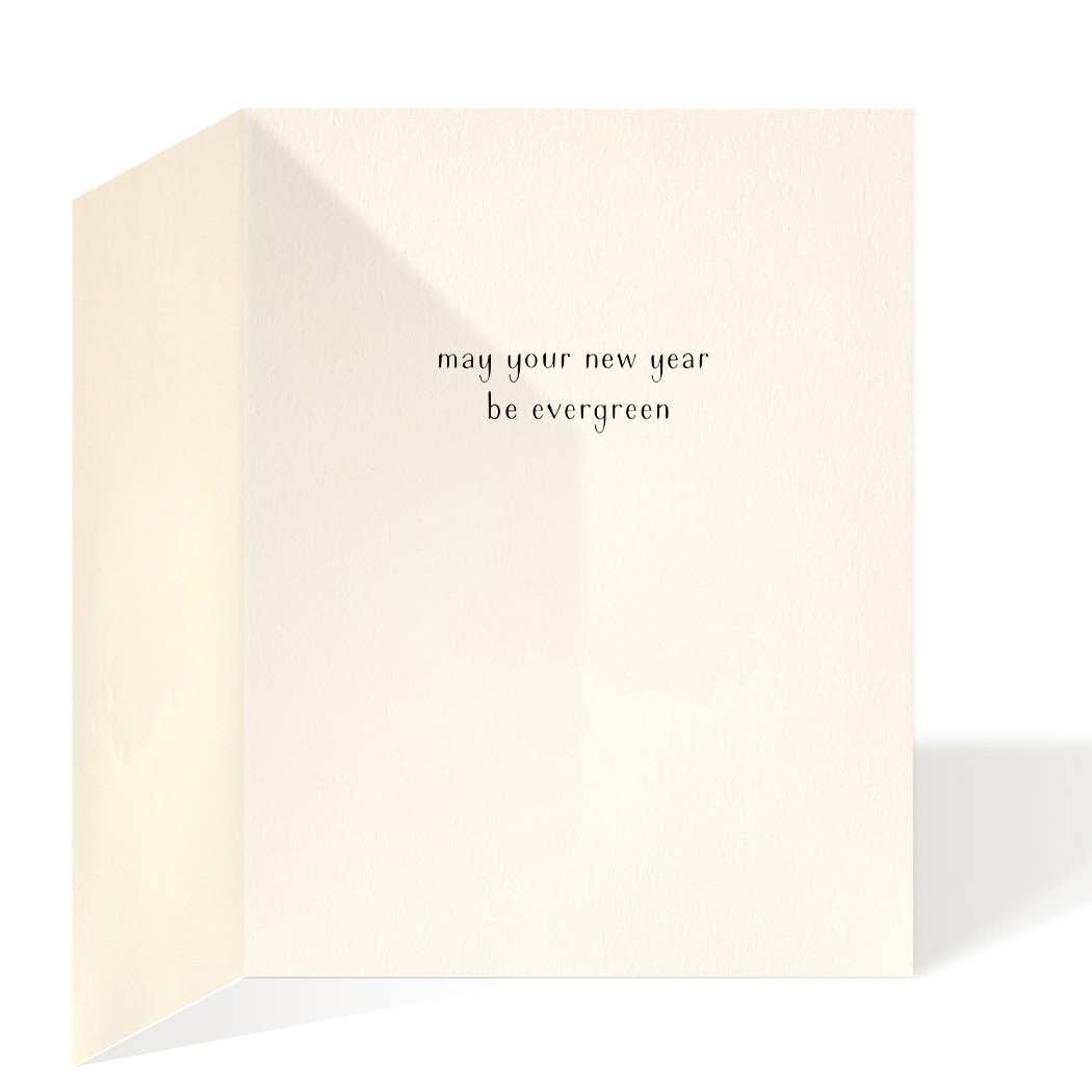 Cardinal and Evergreen - Holiday Christmas Cards