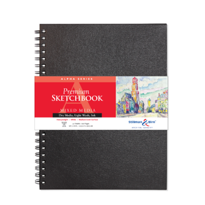 Stillman & Birn Mixed Media Sketchbook - Alpha Series Portrait WIREBOUND
