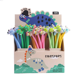 22623 DINO CARTOON GEL PEN-48