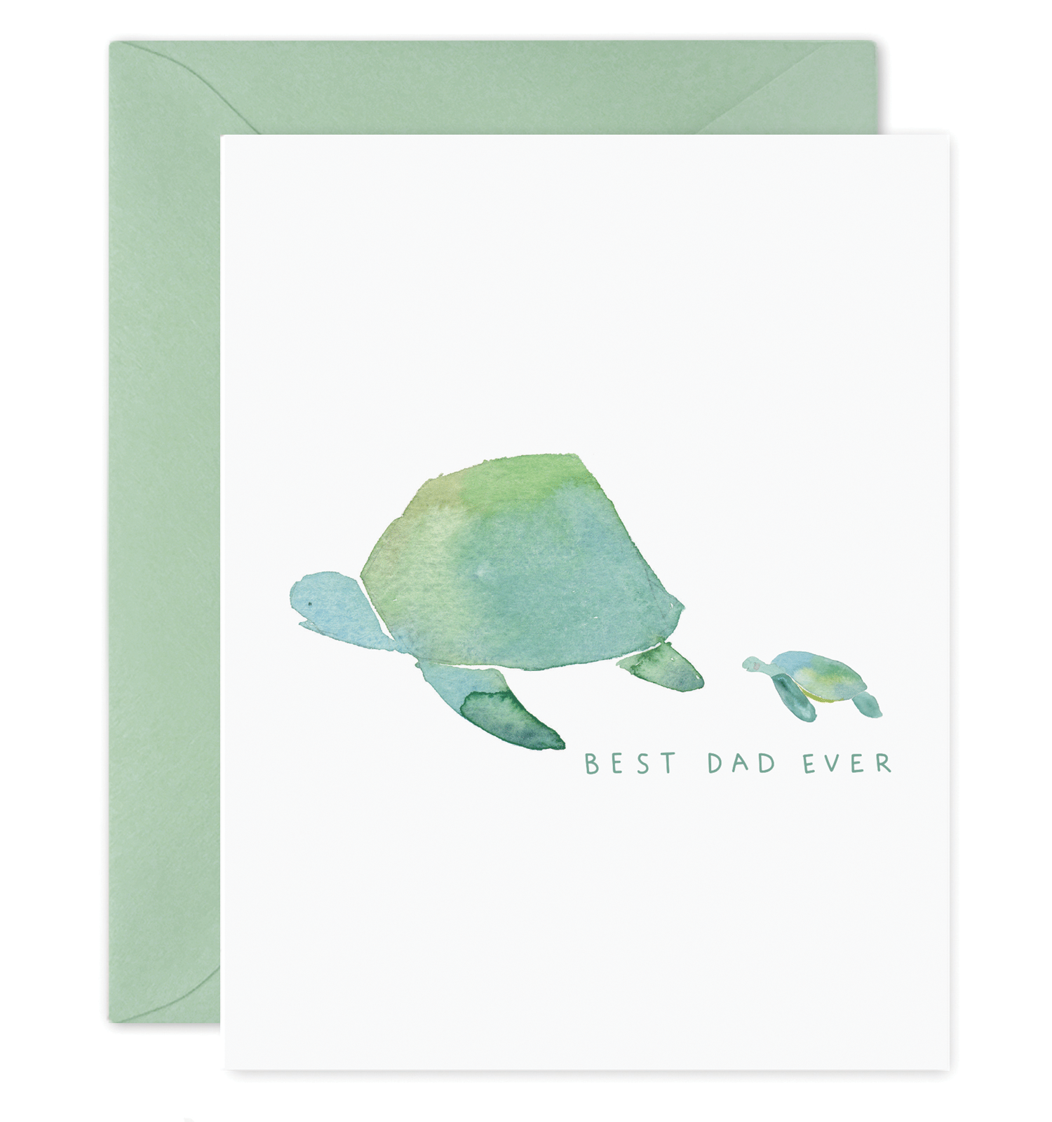 Best Dad Ever Father's Day Greeting Card: 4.25 X 5.5 INCHES