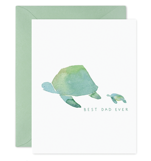 Best Dad Ever Father's Day Greeting Card: 4.25 X 5.5 INCHES