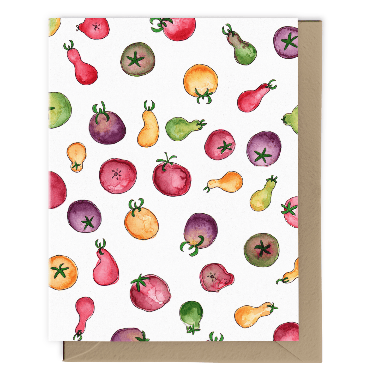 Cherry Tomatoes Card: Single Card