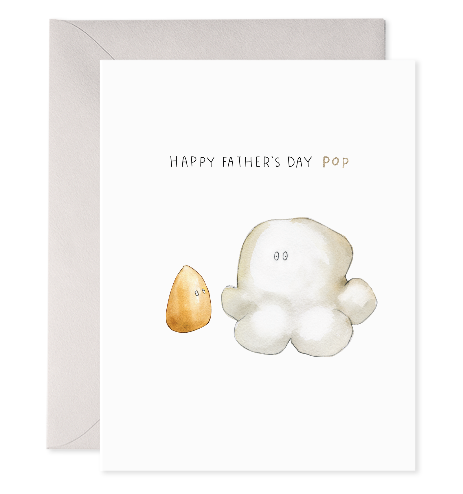 Kernel and Pop Father's Day Greeting Card