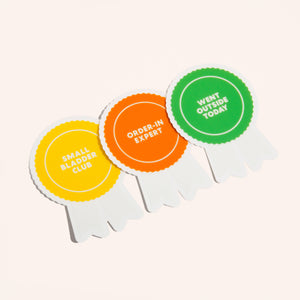 Order-In Expert Ribbon Award Sticker