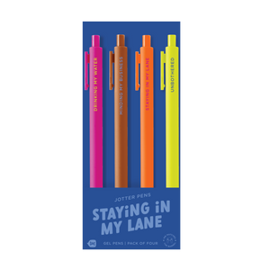 Jotter Sets 4 Pack: Staying In My Lane