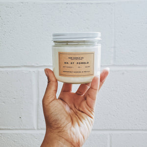 12 oz Soy Candle: Lemon Verbena
