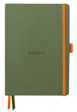 A5 Dotted Goalbook Bullet Journal Softcover, RHODIA in Sage