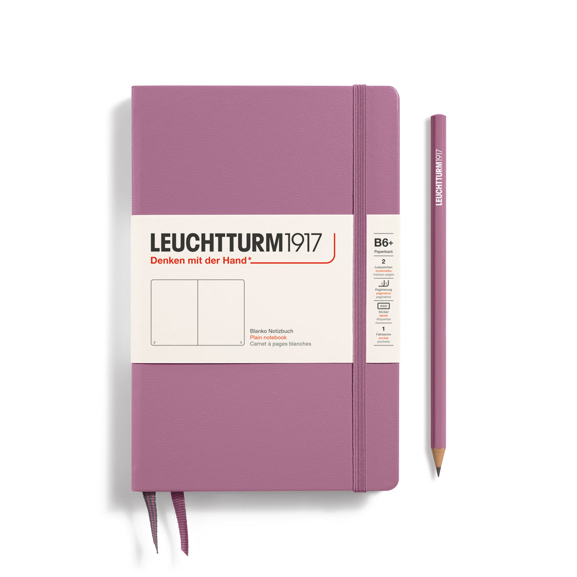B6+ Blank Notebook Softcover, LEUCHTTURM1917