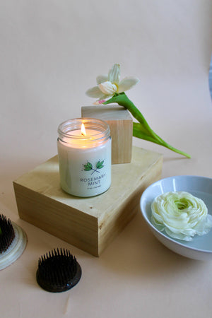 Rosemary Mint Signature Soy Wax Candle Jar