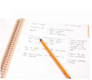 Lined Spiral Meeting Book 90 Softcover, RHODIA